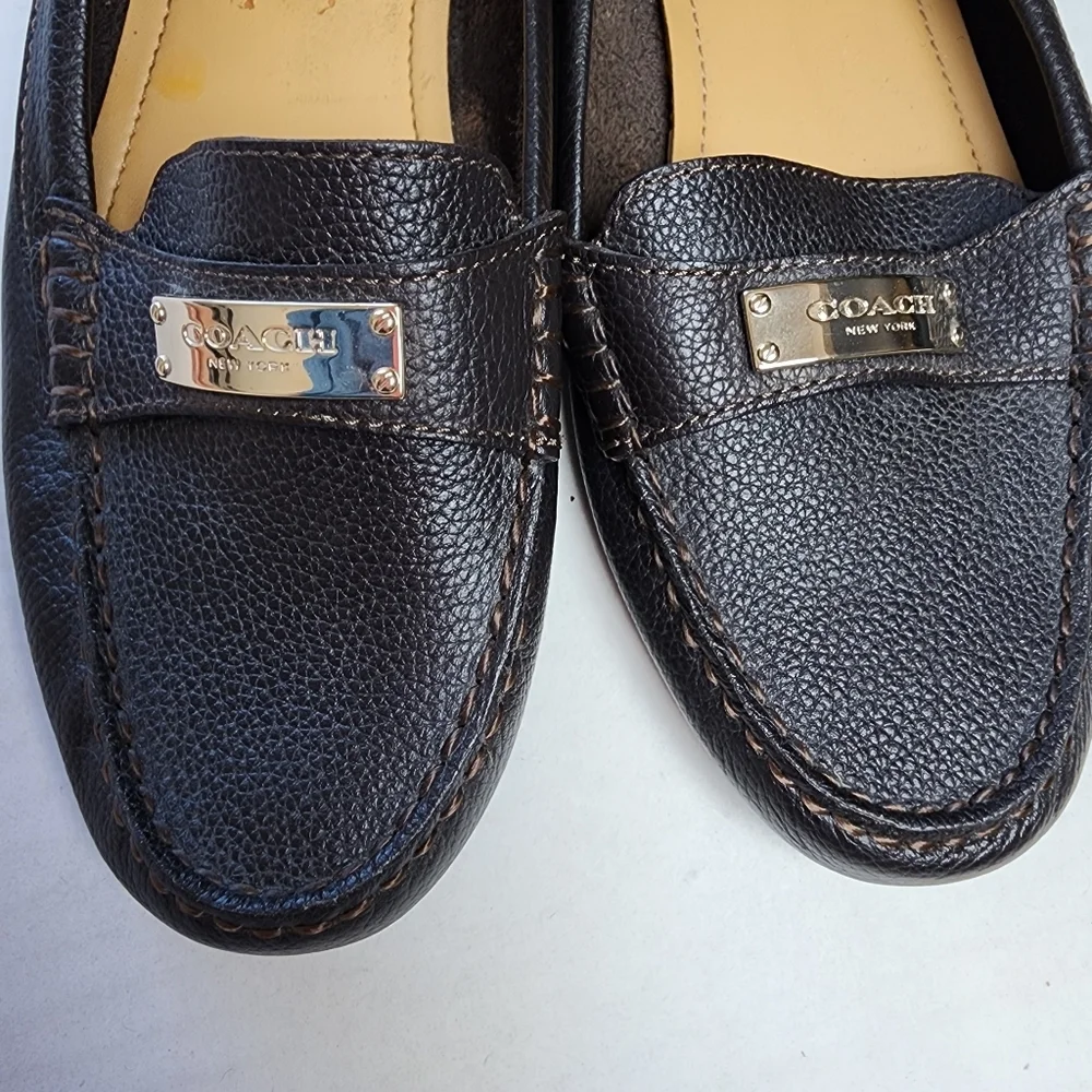 🌸Coach | Fredrica Leather Mocassins,‎ size 7.5
